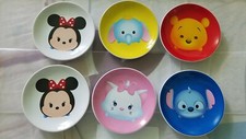 Disney Store Tsum Tsum Desert Plates Lot of 6