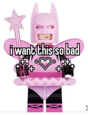 Pink Batman Batgirl Fairy 3D DC Bag Charm Pendant Mothers Day Gift