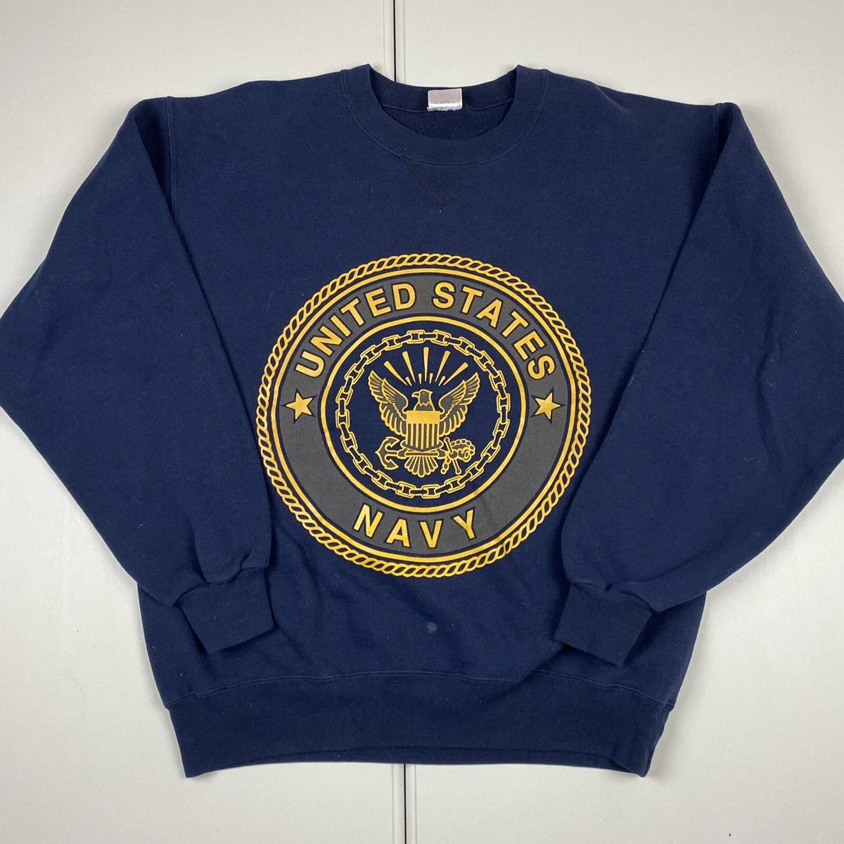 Vintage United States Navy Graphic Crewneck Sweatshirt Navy Blue M | eBay