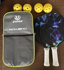 Xspak PP Core & Fiber Glass Starry Night (RARE) Pickleball Paddle Set w/ Case — photo 1
