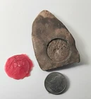 Civil War Relic excavated brass counterfeit mold dug in Union camp Savage Stat.