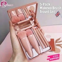 5x Kabuki Make up Brush Set Buffer Powder Contour Eyeshadow Makeup Brushes UK