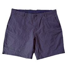 Tommy Bahama Mens 40 Performance Chip Shot Golf Shorts Blue Gray 8 Inseam