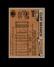 Cliff Branch Signed HOF 1981 Topps Oakland Raiders Autograph