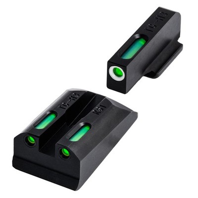 Truglo Tfx Day Night Handgun Sight Tritium Fiber Optic Glow Visibility