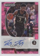 2020 Panini Prizm Draft Picks Prospect Pink Ice Trent Forrest #PA-TF Auto 0i76