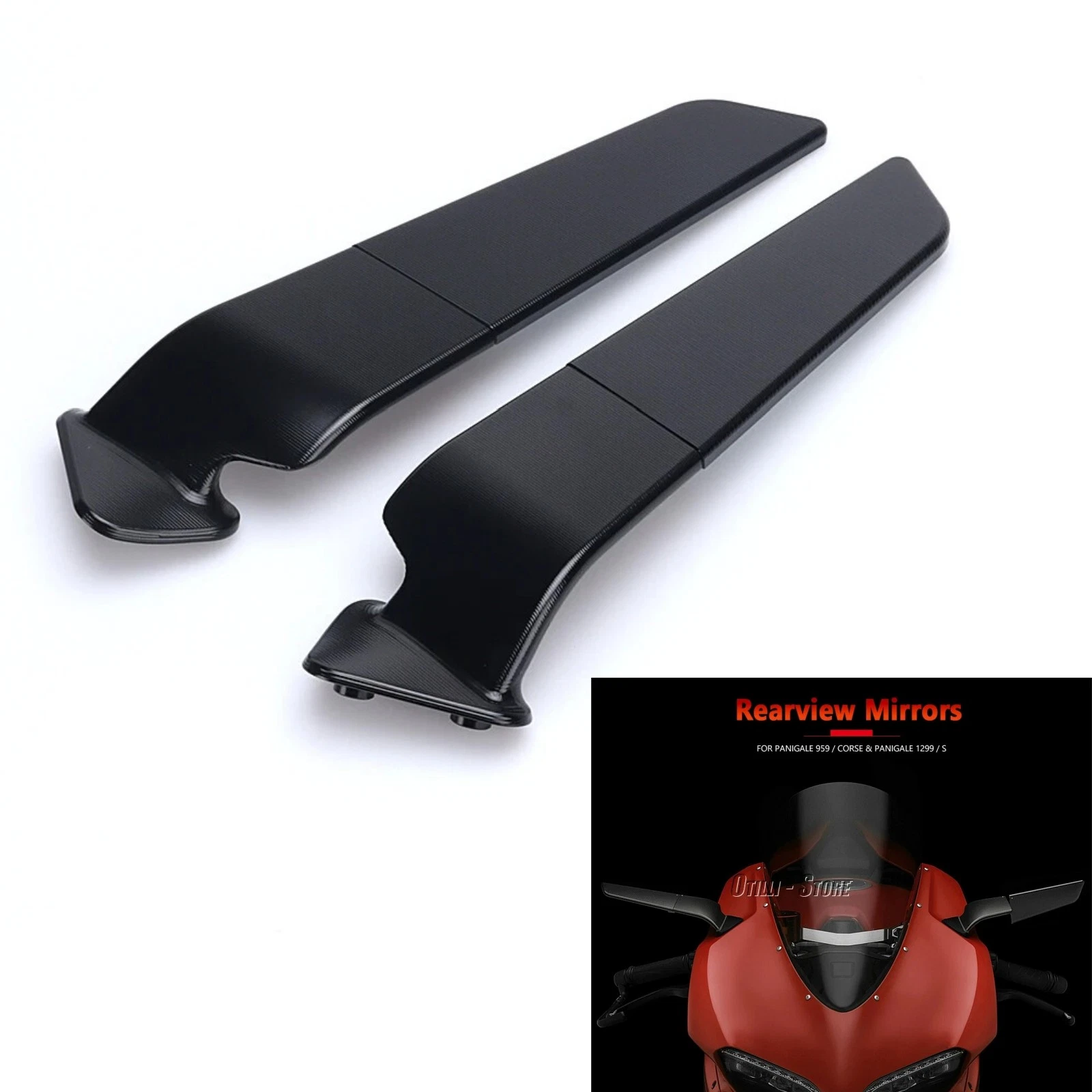 Adjustable Rearview Mirror For Ducati Panigale 959 2016-2019 Panigale 1299 15-17