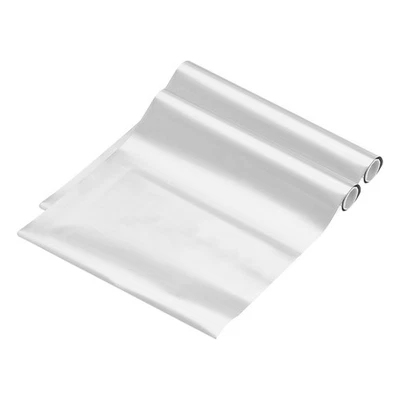 2 Pièces Feuille Réactive pour Encre, 15x300 cm pour Stylo à Dorure DIY, Argent - Photo 1/4