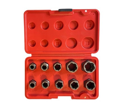 #ad Craftsman USA 10 Pc Bolt Out Bolt Nut Remover Extractor Set Complete $42.49