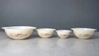 Vintage Pyrex Forest Fancies Mushroom Cinderella Mixing Bowls Set of 4 #441-444