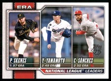 2026 Topps #203 Yoshinobu Yamamoto / Paul Skenes / Cristopher Sanchez 58047