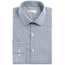 Bar III Mens Slim-Fit Stretch Dress Shirt, Size large