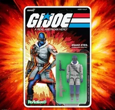 Arctic Snake Eyes G.I. Joe ReAction+ Wave 5 Super 7