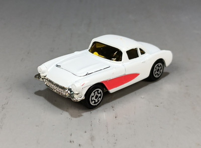 Vintage Kidco  57 White Corvette Hood Opens HK 1979