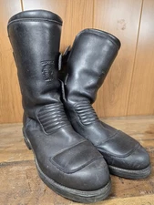 Chippewa 11EE Motorcycle Patrol Boots Black Leather Buckle Made in USA