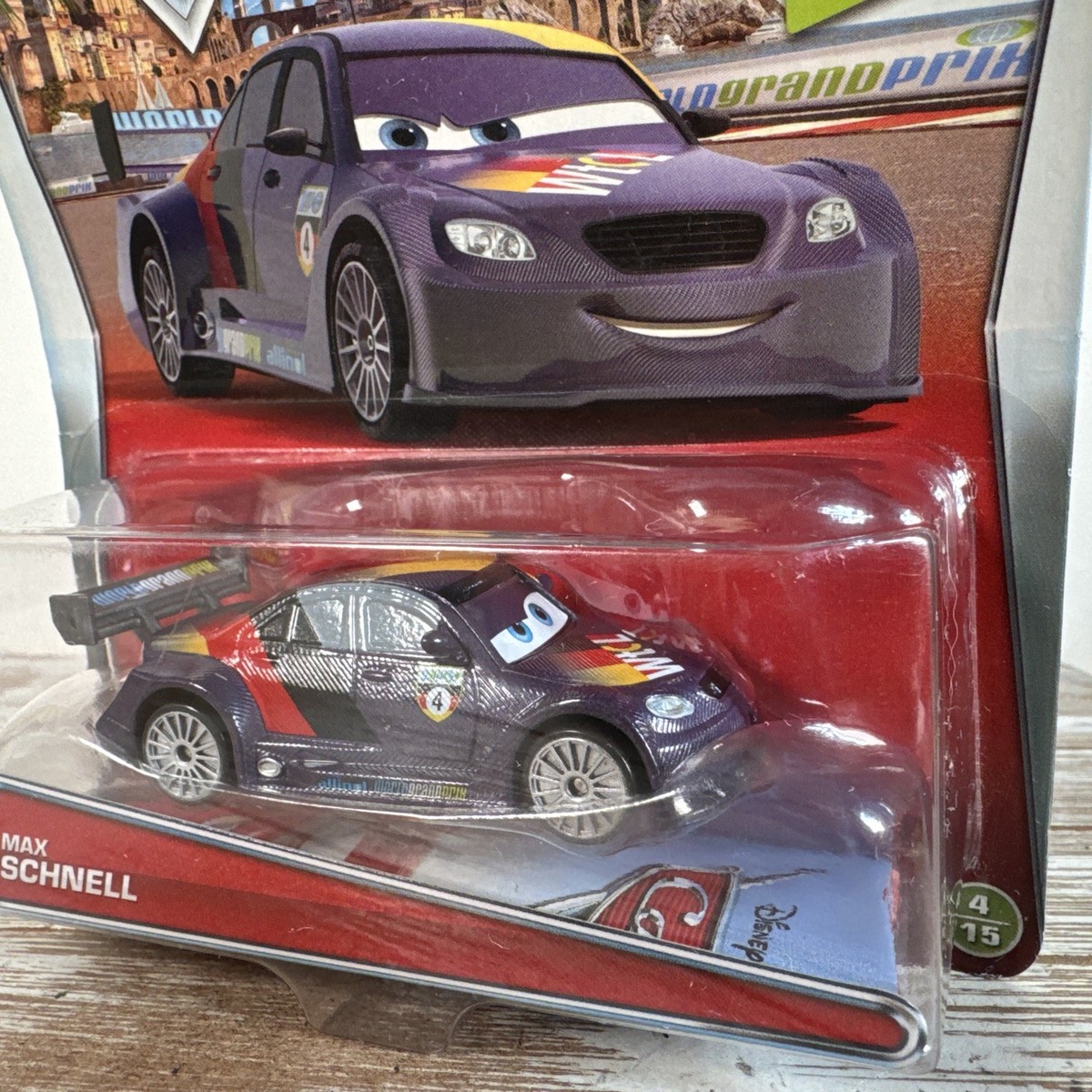 Disney Pixar Cars MAX SCHNELL 4/15 RAOUL CaROULE 4/13 WGP Series