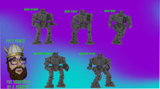 Calliope Alternate Mech Model For Battletech 6mm-10mm-15mm RLWS
