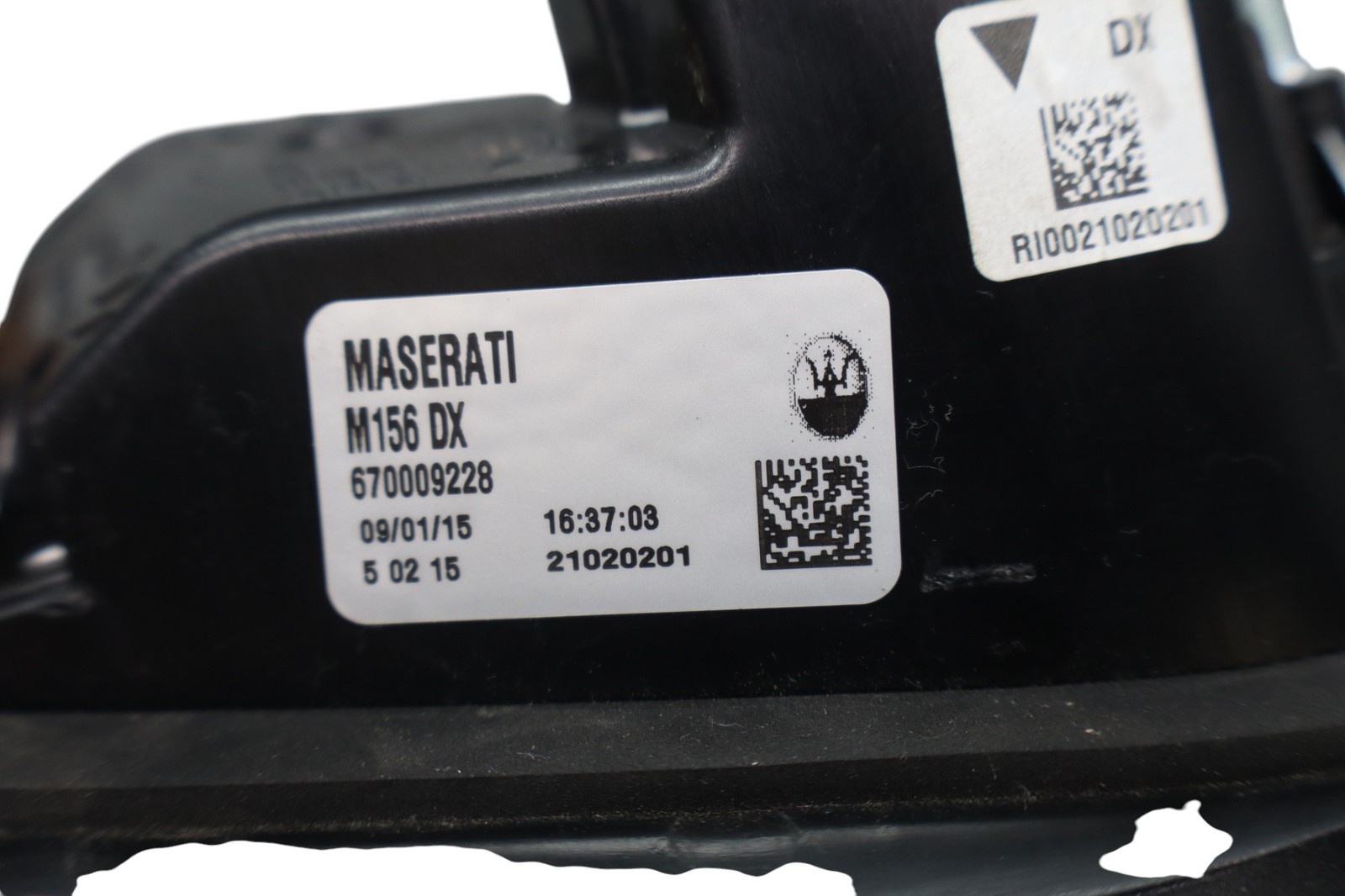 14-20 Maserati Quattroporte Right Side Inner Tail Light Tail Lamp 670009228 Oem