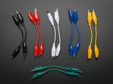 [ Adafruit ADA-1592 ] Short Wire Alligator Cl...