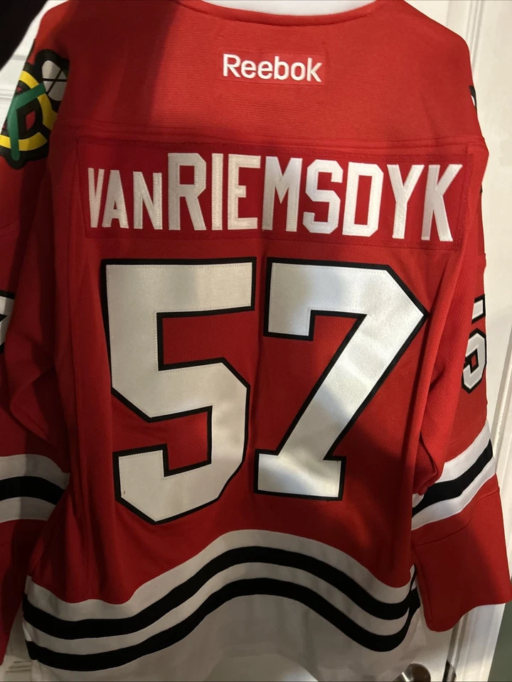 Chicago Blackhawks Authentic Reebok Trevor vanRiemsdyk Jersey Size Large (52) - Image 2 of 2