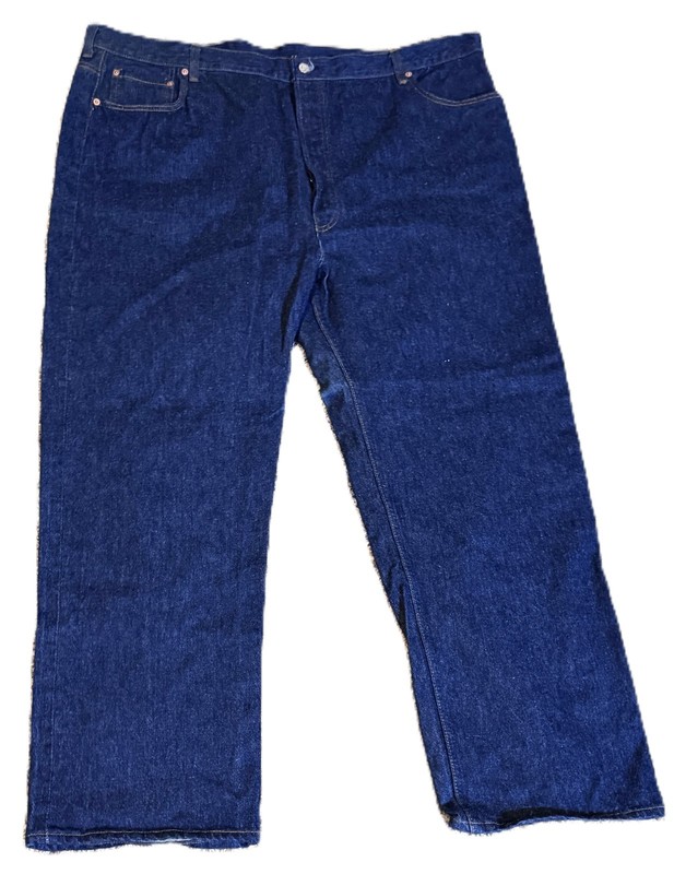 Vintage 1989 Levi's 501 xx Men's 52 x 36 Blue Button Fly Made in USA JEANS