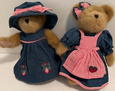 Boyds Bears Heidi May Patchbeary 94919COL Sarah Patchbeary 94532KR Retired Qty 2