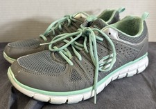 Women  s Skechers Lite-Weight 11963S Gray/mint Size 10