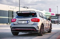 Maxton Design Diffusor Heckansatz Passend FüR Mercedes Gla 45 Amg Schwarz Hochgl