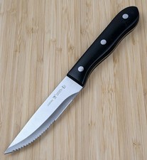 Henckels STEAKHOUSE 4.5 in STEAK Knife, Stainless Steel, Black, 39309-001, NEW