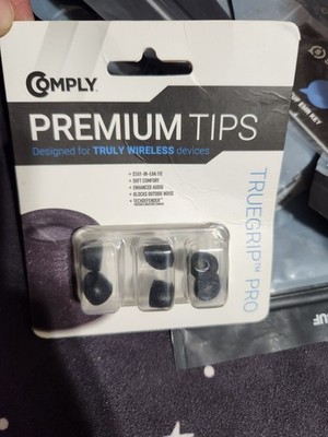 Comply Premium Earphone Foam Tips Black TWO - 230 A - M - 3 PAIRS