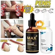 5PCS Max Afro Ayiti Oil Herbal Oil for Man Enhances Male Boosts Circulation USA