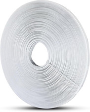 50 Yards Plastic Boning for Sewing, 12Mm Sew-Through Low Density Corset Boning f