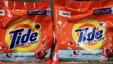 2 Tide Plus Double Power Detergent Washing Power Jasmine & Rose 500 g
