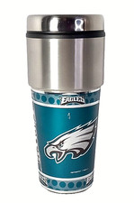 NFL Eagles Insulated Stainless Steel/Plastic Lined 16oz. Travel Mug