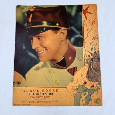 1936 The King Steps Out Original 14x17  Jumbo Lobby Poster Franchot Tone