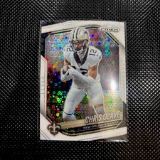 2025 Panini Prizm - #192 Chris Olave - White Disco Prizm - New Orleans Saints
