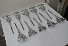 SET of 10 80s/1990s LUDWIG CLASSIC BASS DRUM TENSION RODS  DIE CAST CLAWS L176