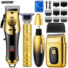 WEEME 4pcs/3pcs/2pcs Men's Hair Clipper And Beard Trimmer