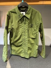 Heaton Men's Overshirt Pretty Green, Nylon, Size Medium