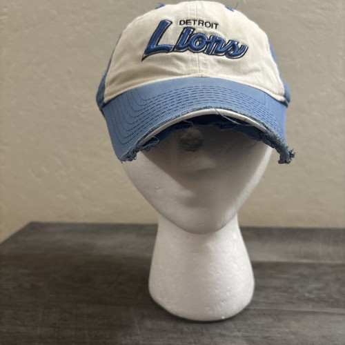 Vintage NFL Reebok Distressed Detroit Lions eng anliegende Kappe Sport Größe Small - Bild 2 von 7