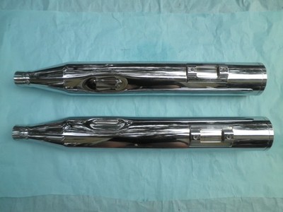 1995-16 VANCE & HINES HARLEY 16703 ELIMINATOR  400 SLIP ON EXHAUST MUFFLERS