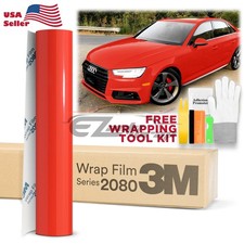 Genuine 3m 2080 G13 Gloss Hot Rod Red Vinyl Wrap Vehicle Film Decal Sheet Roll