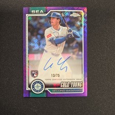 Cole Logofractor 2026 Purple /75 Auto