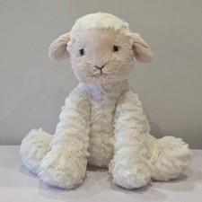 Genuine Jellycat Medium Fuddlewuddle Lamb Plush Christmas Gift Tags + Dust Bag