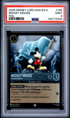 Mickey Mouse - Standard Bearer graded PSA 9 for sale on eBay