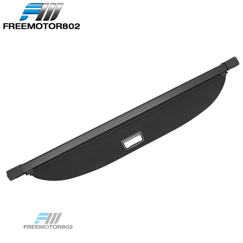 Cubierta de carga de seguridad retráctil trasera negra Fit 07-17 Jeep Compass Patriot Foto 3 de 4