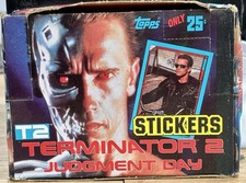 Terminator 2 Judgment Day Stickers Hobby Box Complete
