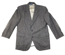 Vintage Pendleton Men's Wool Tweed Elbow Patch Hunting Jacket Sport Coat 44 L