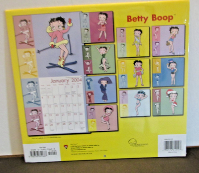 VTG 2003 Betty Boop 16-Month 2004 Calendar NOS NIB Blowing Kiss | eBay