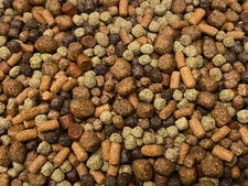 GOURMET FLOATING & SINKING LARGE MIX,Cichlids,Carnivore,Spirulina,Krill,ABF91B